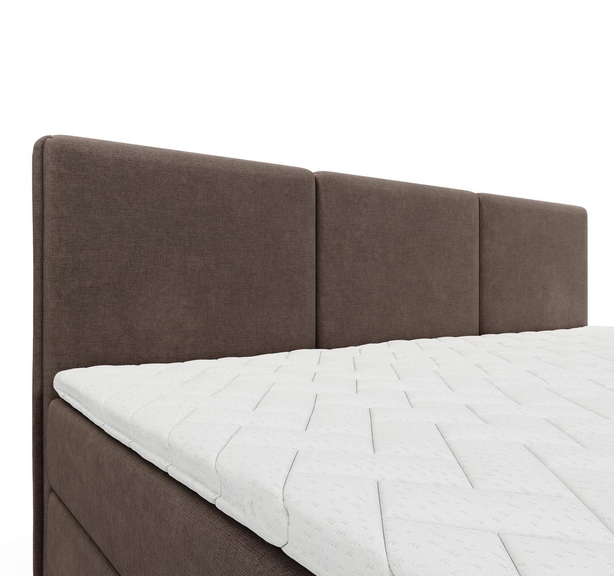 Familienbett Domino Combo Braun ca. 270x200 cm - Schwarz/Braun, MODERN, Holz/Holzwerkstoff (270/200cm) - MID.YOU