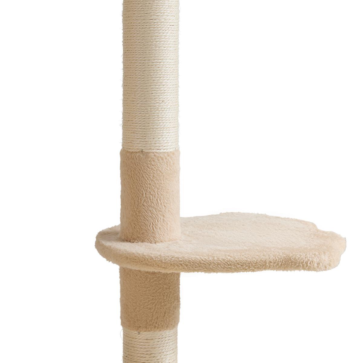 Kratzbaum Simba Beige - Beige, KONVENTIONELL, Karton/Holzwerkstoff (49/49/148cm) - Mömax