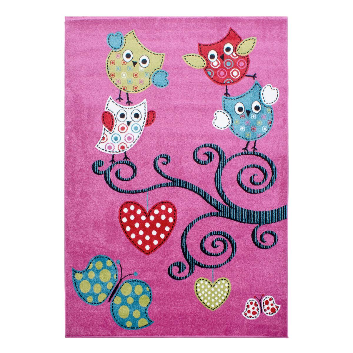 Kinderteppich Kids Violett ca. 140x200cm - Violett, Trend, Textil (140/200cm) - Ben'n'jen