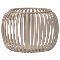 Teelichthalter Fiola Beige - Beige, Metall (14/10cm) - Mömax