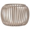 VÄRMELJUSHÅLLARE FIOLA - beige, metall (14/10cm) - Mömax