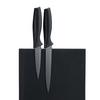 KNIVBLOCK JOHANNES - svart/akaciefärgad, Modern, trä (24/23,3/9,5cm) - Modern Living