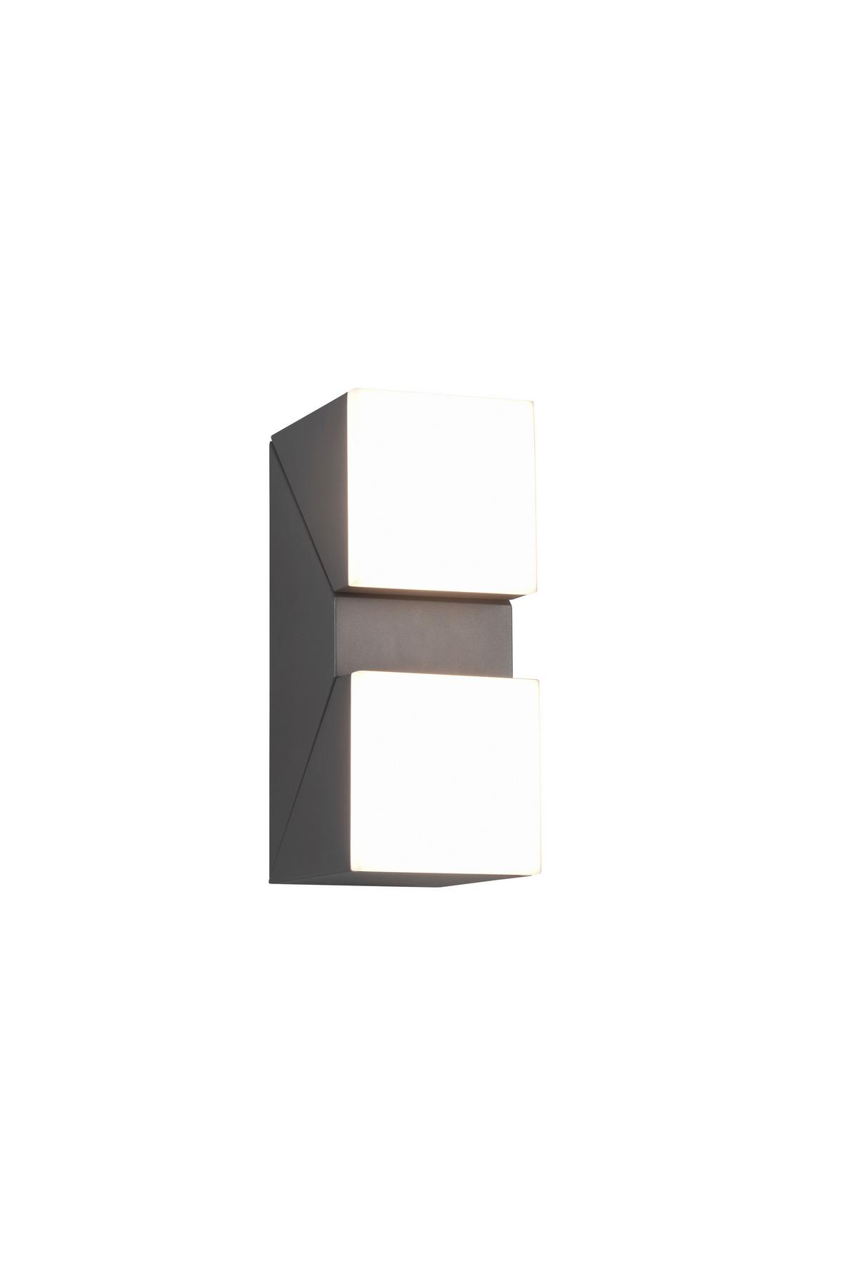 KINKIET ZEWNĘTRZNY 270660242 AVON - antracytowy, Basics, tworzywo sztuczne/metal (9/28/10,6cm) - Trio Leuchten