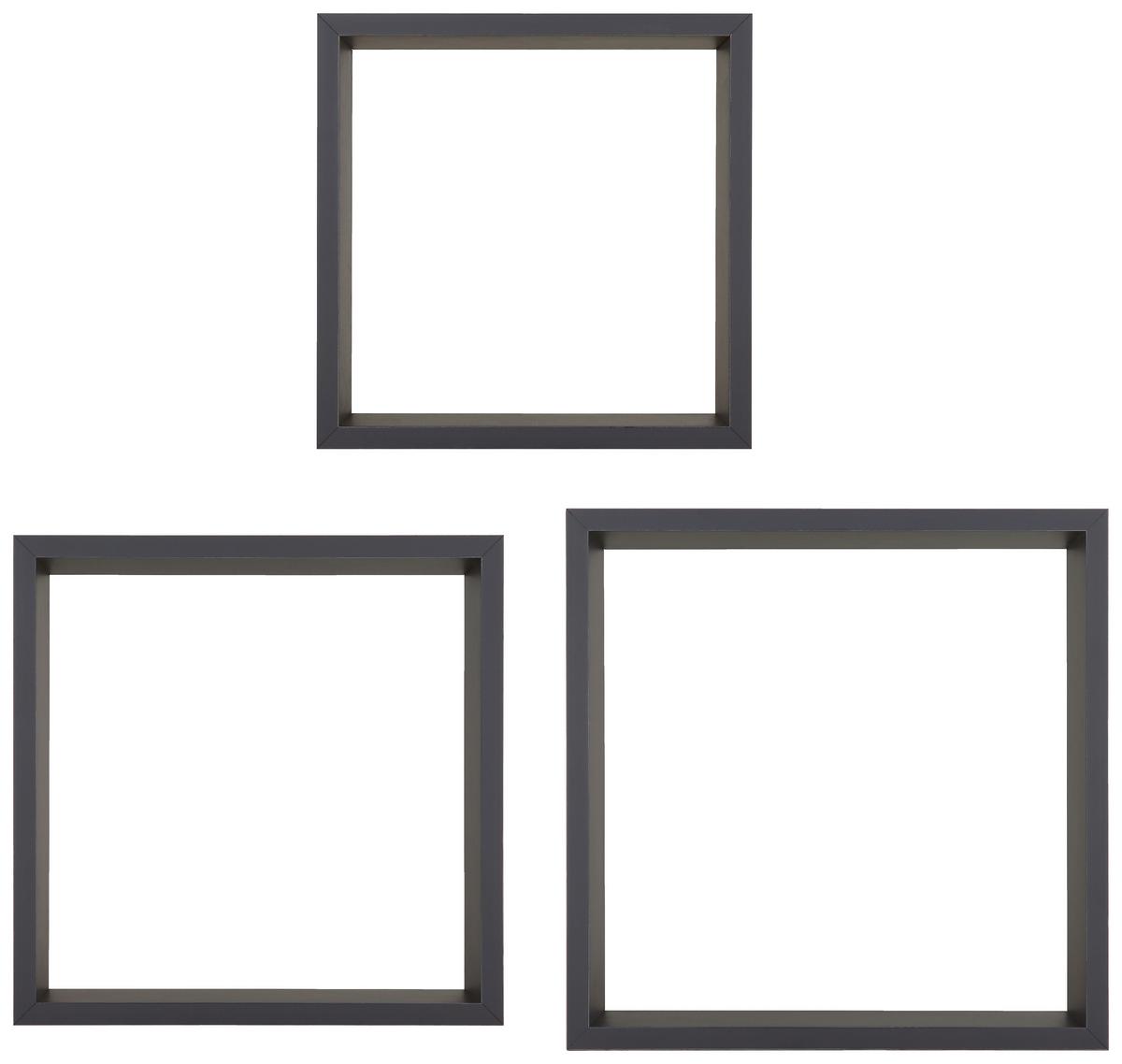 Wandregale Simple B: 30 cm SIMPLE 3 ANTRACIT - Modern, plastic/material pe bază de lemn (30-27-24/30-27-24/12cm) - Best Price