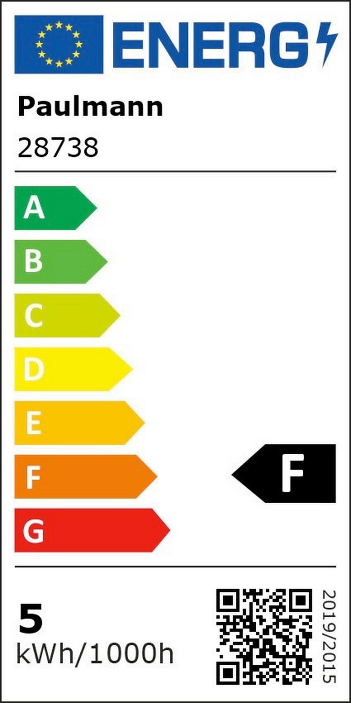 LED-Leuchtmittel 28738 max. 5 Watt - Klar, Basics, Glas (3,5cm) - Paulmann