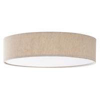 Led Stropna Svjetiljka Conny - bijela/bež, Konvencionalno, metal/tekstil (50/18cm)