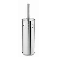 WC-Bürstengarnitur Bürstl in Edelstahlfarben - Edelstahlfarben, Kunststoff/Metall (9,5/39/9,5cm) - Mömax