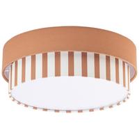 LAMPA SUFITOWA NEELE - kolor naturalny/brązowy, Modern, tworzywo sztuczne/metal (37/13cm) - Novel