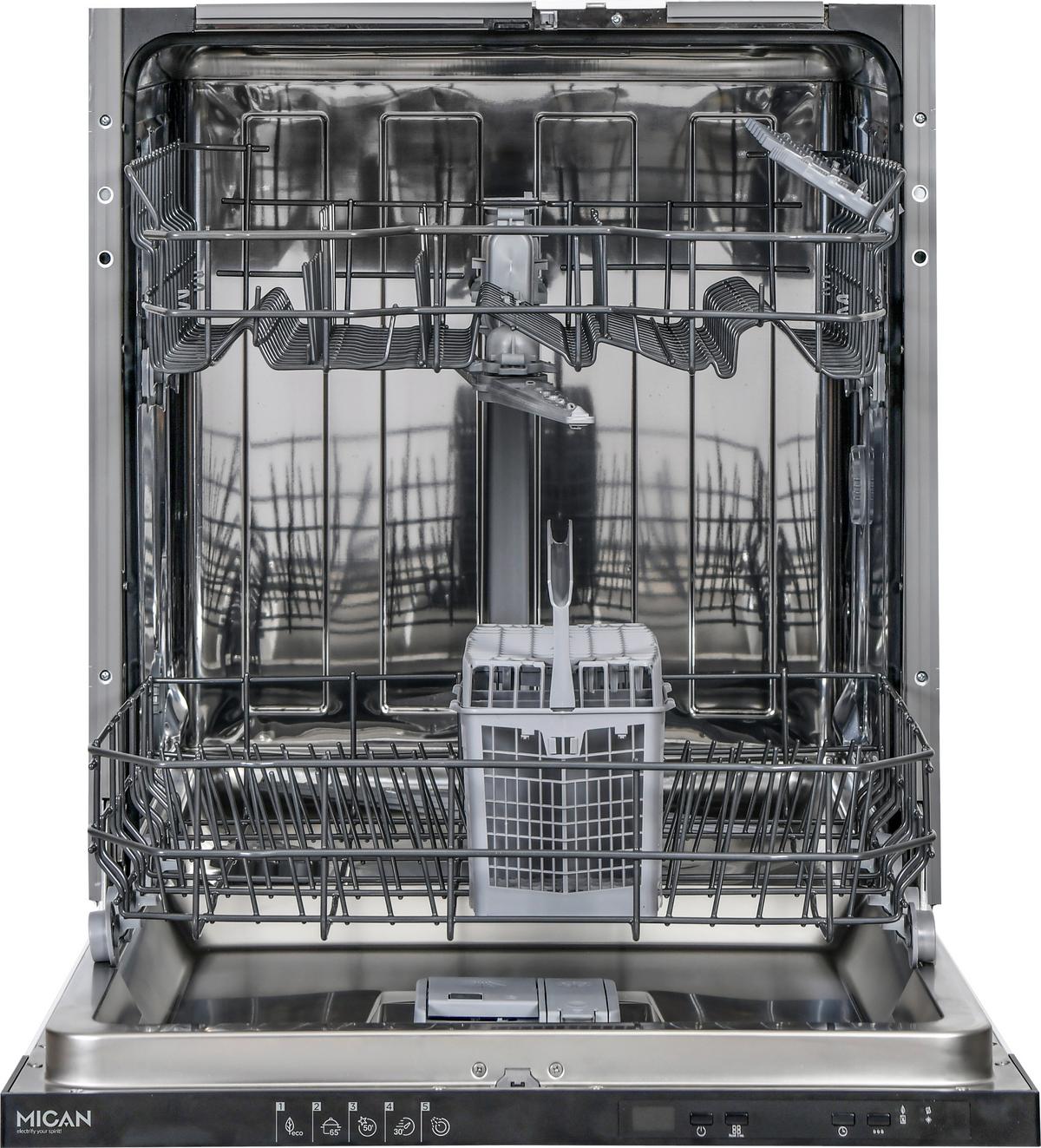 Mosogatógép Mican Gsv60d - fekete/fehér, Basics, fém (59,8/82/55cm) - Mican