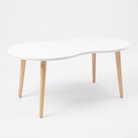 Couchtisch Barilo Weiß/Honigeiche ca. 90x50x42cm - Honigeiche/Weiß, Design, Holz/Holzwerkstoff (90/50/42cm) - MID.YOU