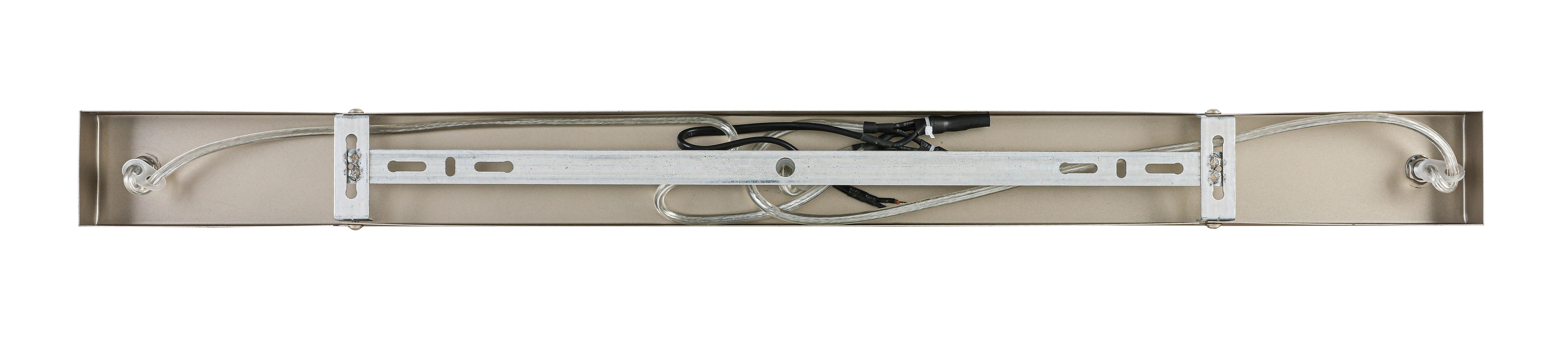 HÄNGLAMPA RENI - champagne/multicolor, Modern, metall/glas (86/18/120cm)
