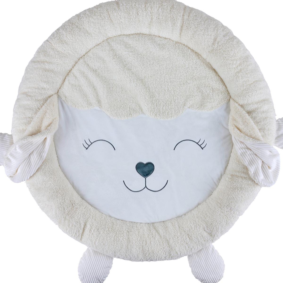 ŁUK Z ZABAWKAMI MOLLY - biały/kremowy, Basics, tkanina (80cm) - Patinio