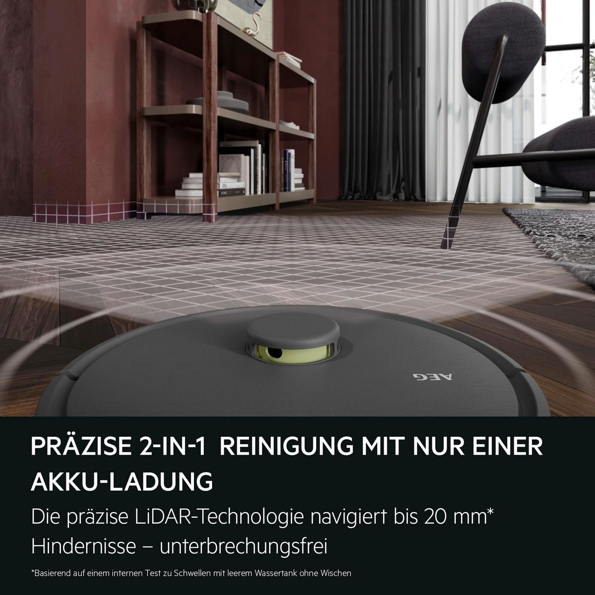 ROBOT ODKURZAJĄCY AR71HW1DG - ciemnoszary, Basics, tworzywo sztuczne (33,5/10/33,5cm) - AEG