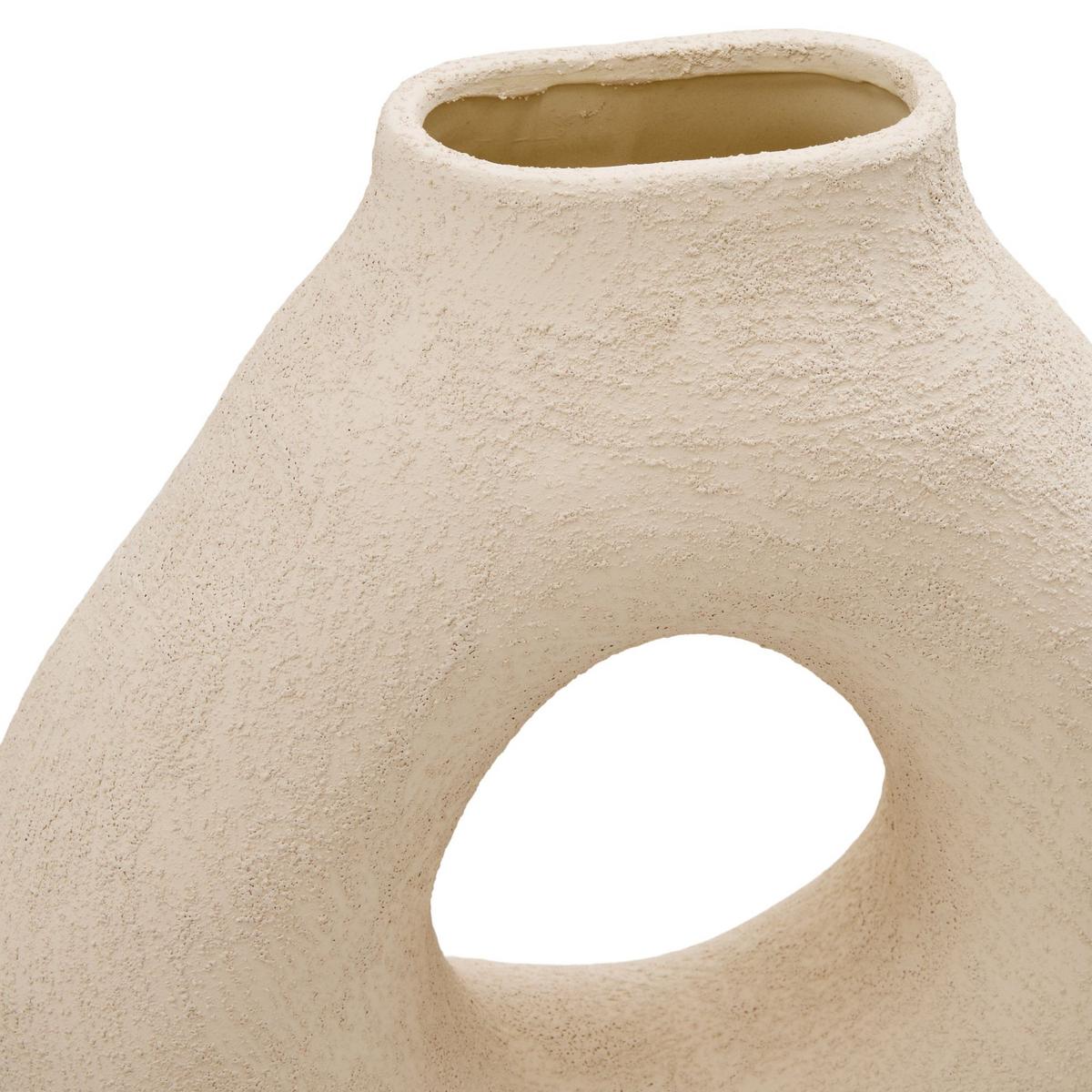 Vază Brea cca. 33 cm - alb, Basics, ceramică (33,5cm)