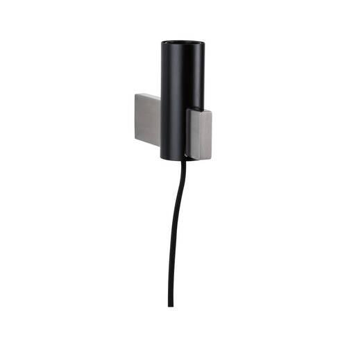 Deckenleuchte Aik in Schwarz max. 20 Watt - Schwarz, Basics, Metall (4,5/12cm) - Paulmann