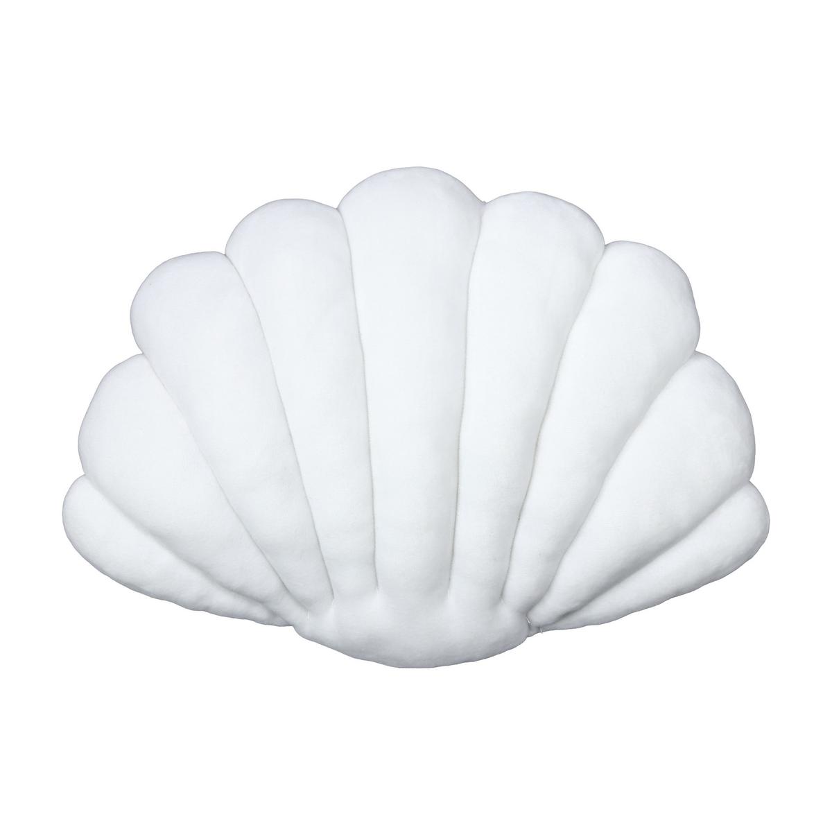 Díszpárna Seashell 30/40 - fehér, textil (30/40cm) - Mömax