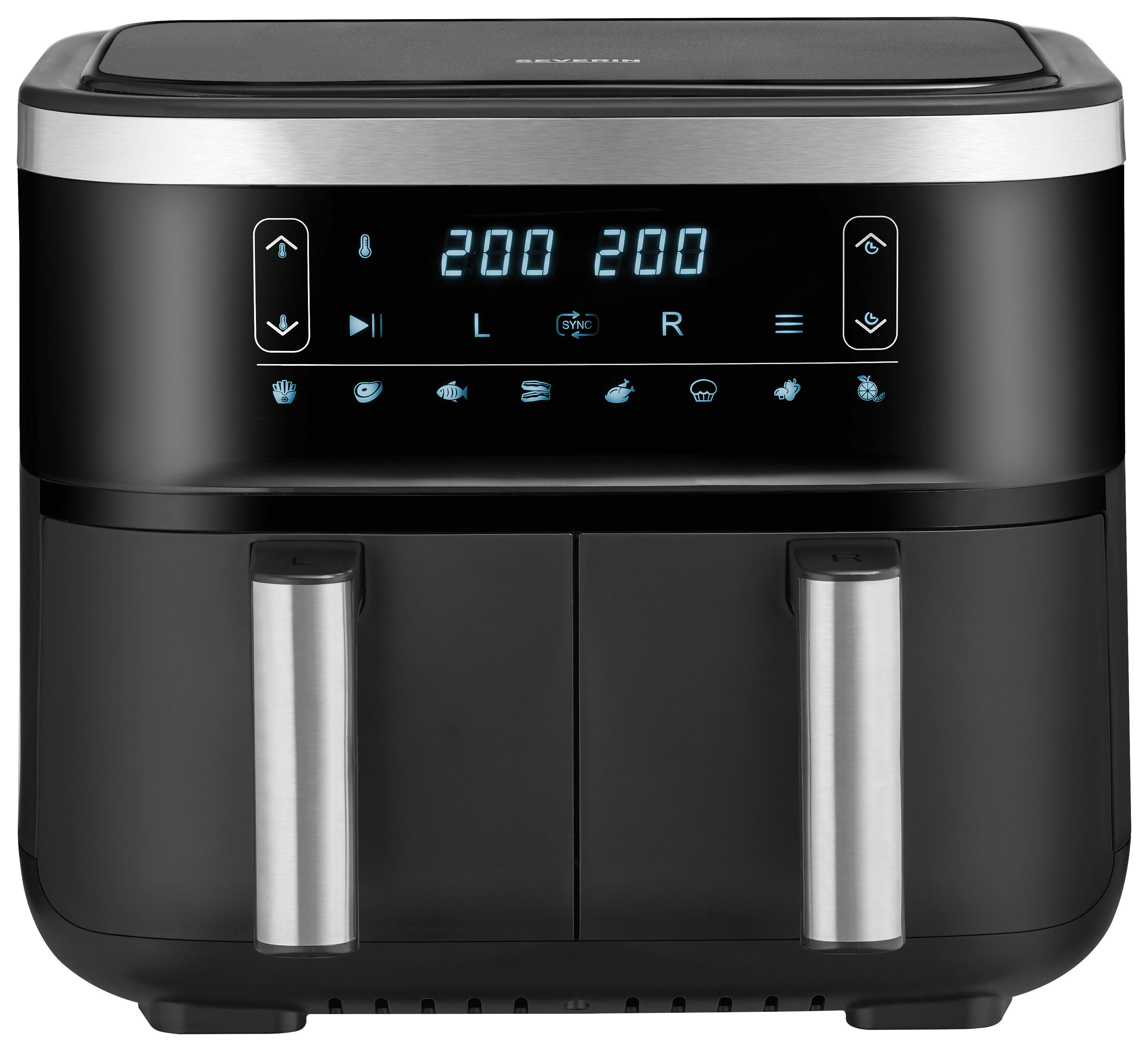 FRYTKOWNICA BEZTŁUSZCZOWA FR 2453 - czarny, Basics, tworzywo sztuczne/metal (33,5/31,5/36,5cm) - Severin