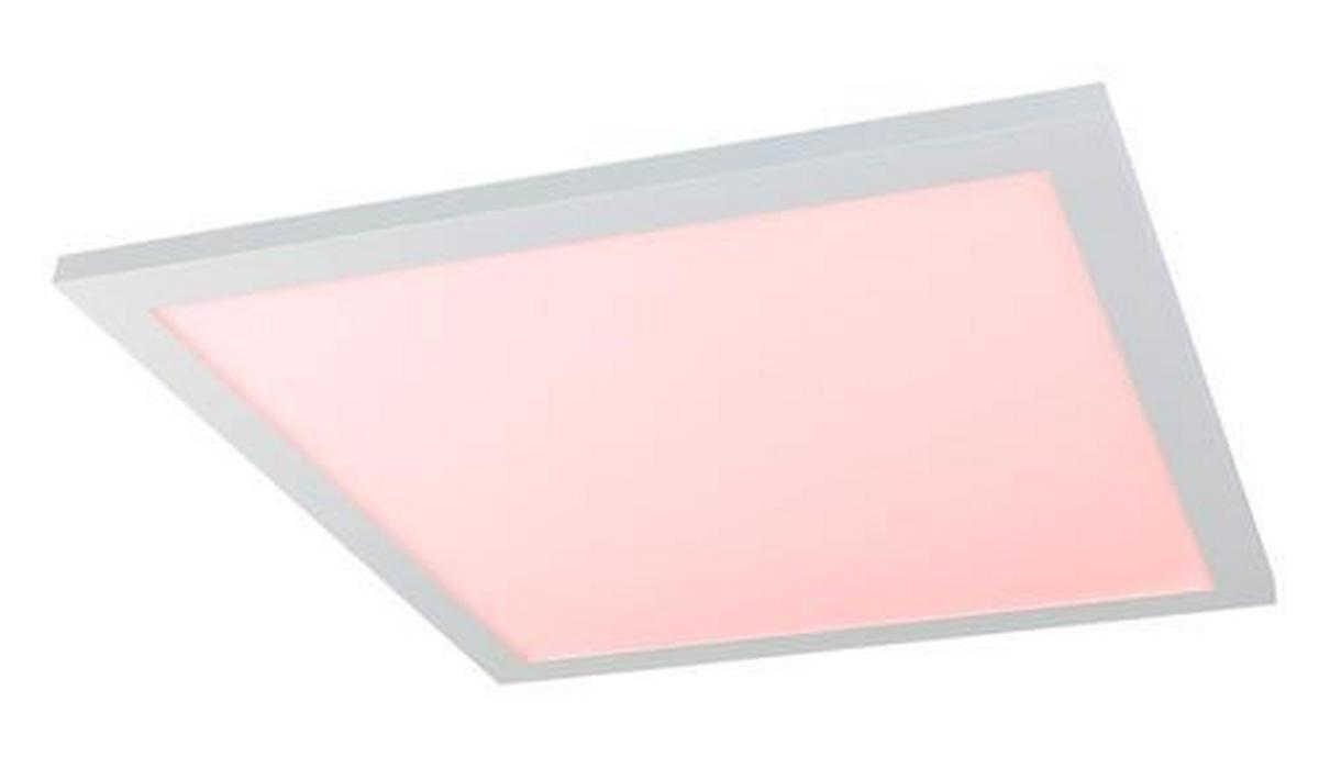 LED-Deckenleuchte Rosi max. 30 Watt - Weiß, Kunststoff/Metall (45/45/4,5cm)