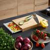 SKÄRBRÄDA SMART - vit/naturfärgad, Klassisk, plast/naturmaterial (38/25/3,5cm) - Mömax