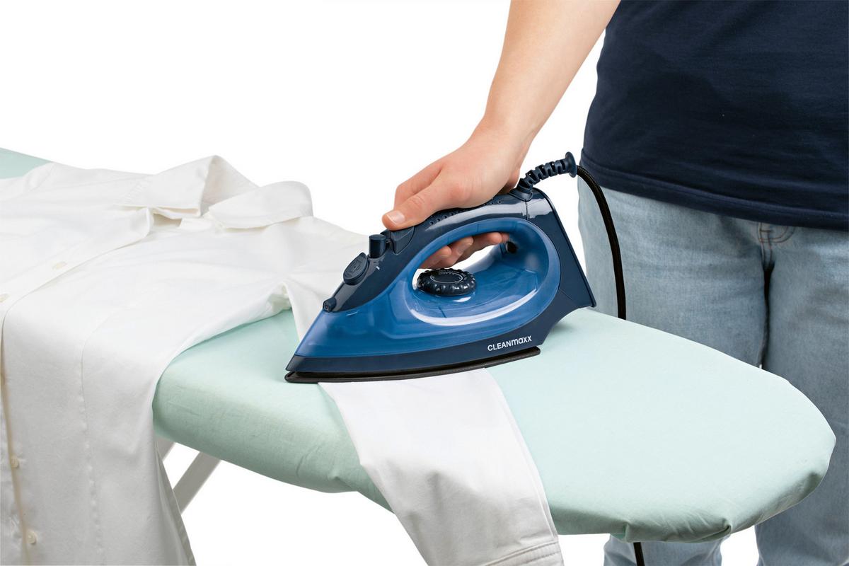 Dampfbügeleisen Cleanmaxx Blau max. 2200 Watt - Blau, Basics, Kunststoff/Metall (25/12/10cm)