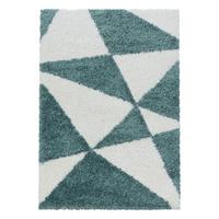 Hochflorteppich Tango Blau ca. 160x230cm - Blau, Design, Textil (160/230cm)