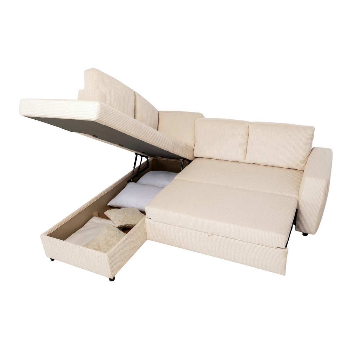 Coltar TOULOUSE - sidefiu, Trend, lemn/metal (206/224cm)