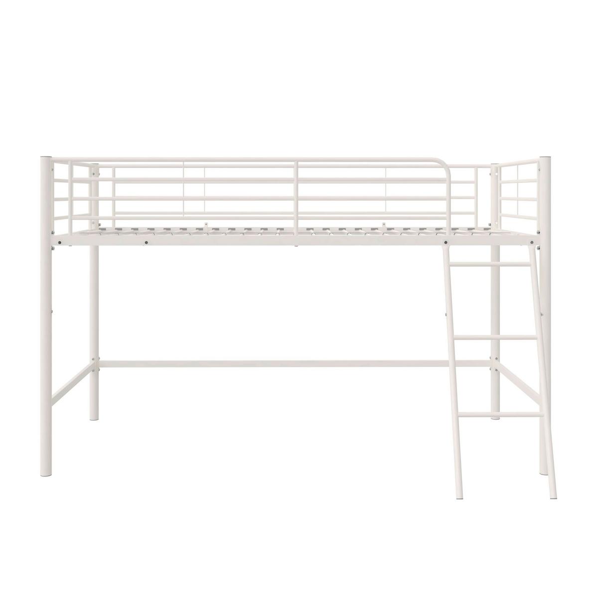 Hochbett Jodie Weiß - Weiß, Design, Metall (207/129/130cm) - MID.YOU