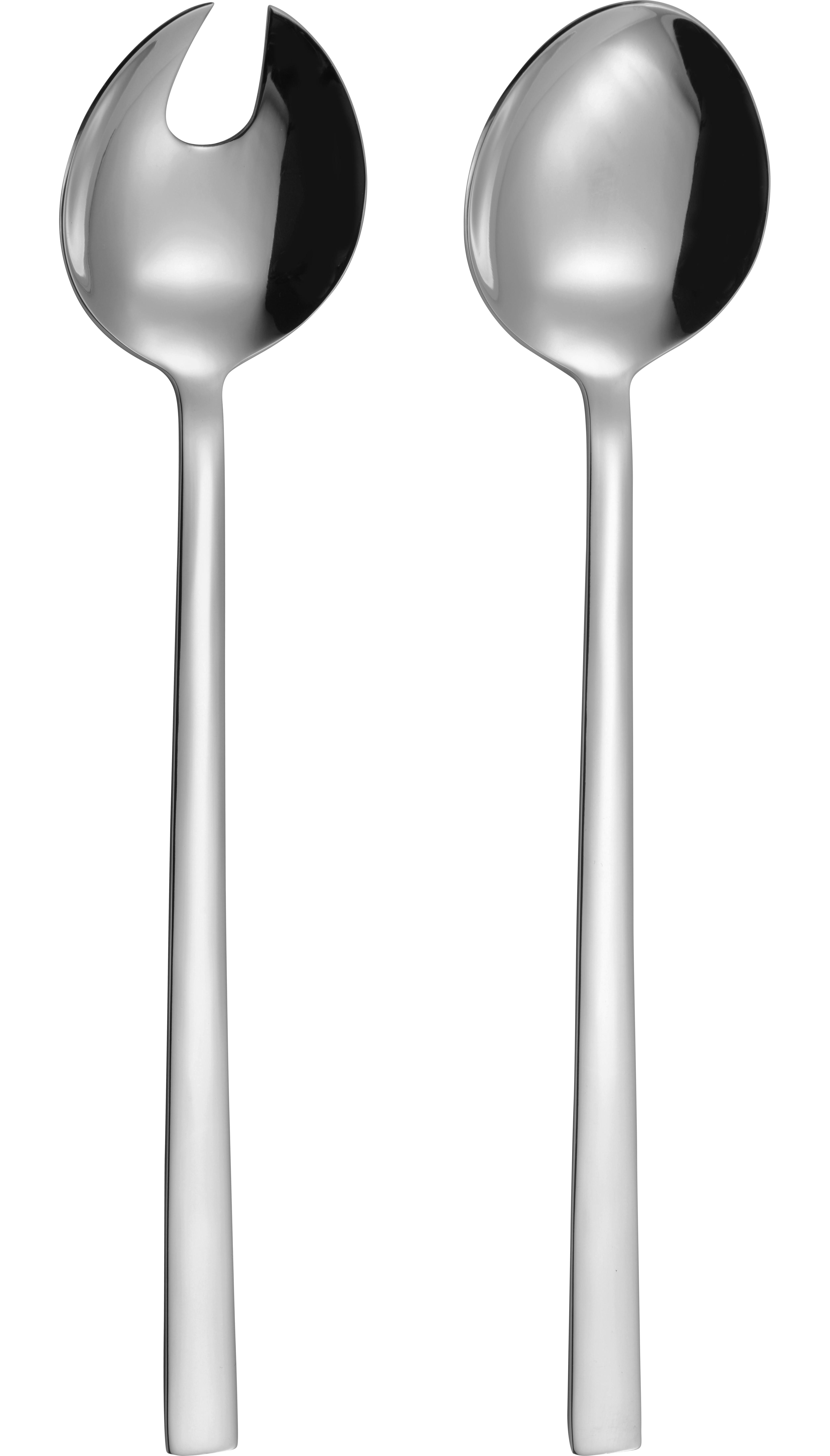 Pribor Za Salatu 2/1 Set Basic - srebrna, Konvencionalno, metal - Mömax