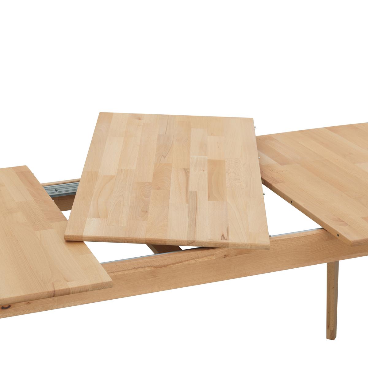 STÓŁ DO JADALNI MONTY - buk twardzielowy, Natur, drewno (160-210/90/75cm) - Livetastic