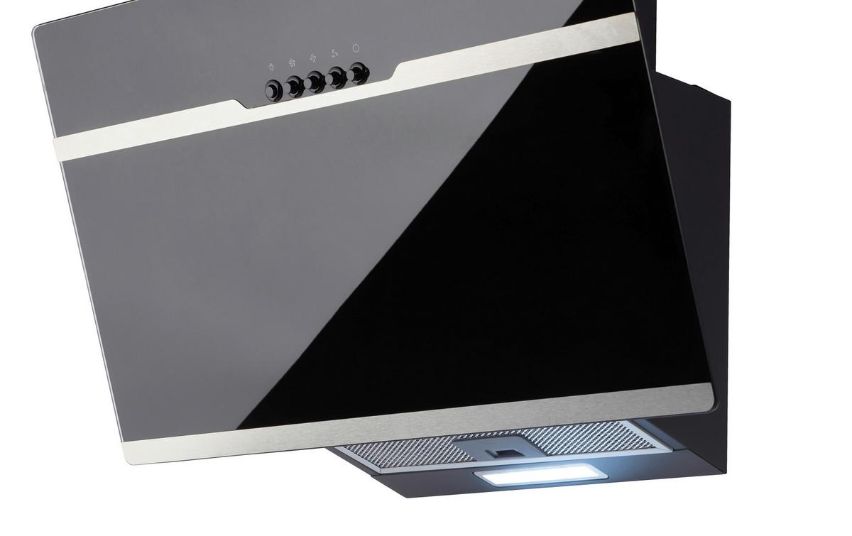 Küchenblock Mailand m. Geräten Graphitfarben - Silberfarben/Graphitfarben, MODERN, Glas/Holzwerkstoff (340cm) - Held