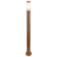 Außenstehleuchte Boston Naturfarben max. 60 Watt - Opal/Naturfarben, Basics, Kunststoff/Metall (12,7/110cm) - Globo