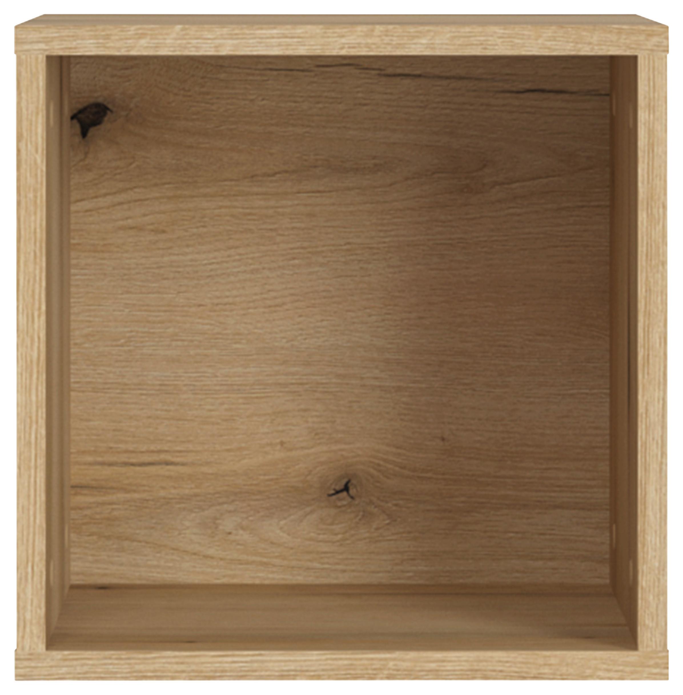 Box Lugo Eichefarben - MODERN, Holzwerkstoff (35,2/35,2/34,4cm) - Mömax
