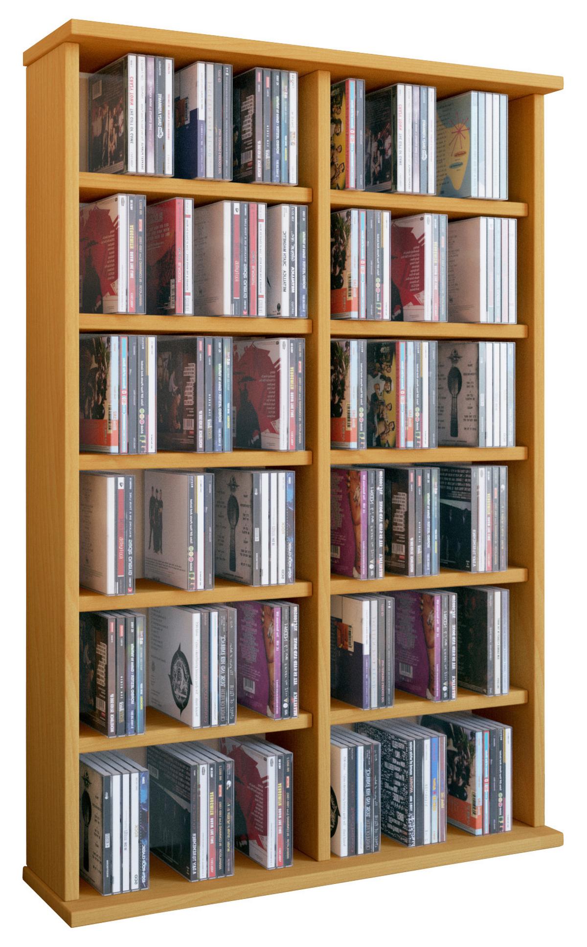 Regal Ronul, Bukev, 60 Cm - barve bukve, Konvencionalno, leseni material (60/91,5/18cm) - MID.YOU