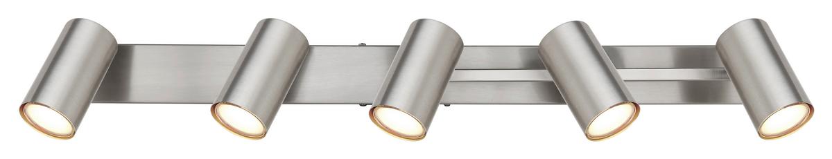 Strahler Robby max. 35 Watt - Chromfarben, Design, Metall (70/35/17cm) - Globo