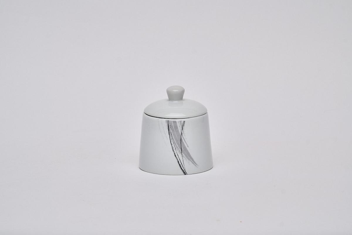 SERWIS OBIADOWO-ŚNIADANIOWY ROMA - czarny/biały, Basics, ceramika - Novel