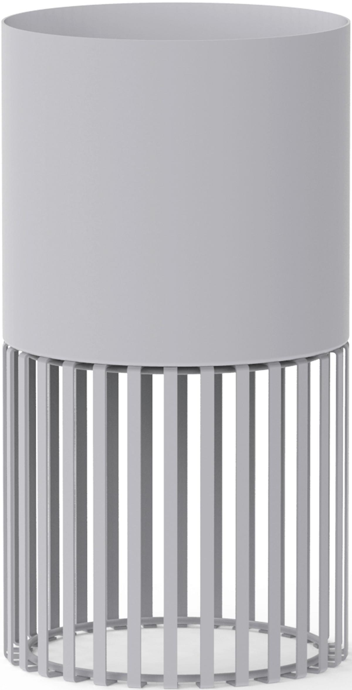 Ghiveci Ella cca. 13x24 cm - gri deschis, metal (13/24cm) - Mömax