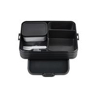 PUDEŁKO NA LUNCH BENTO 107635641100 - czarny, Konventionell, tworzywo sztuczne (25,5/17/6,5cm) - Mepal