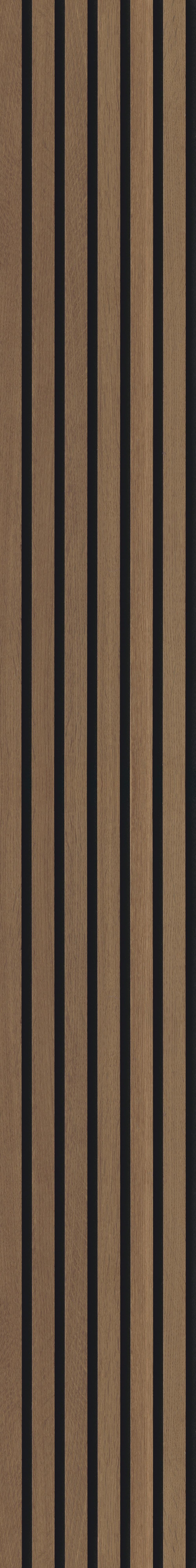 Akustikpaneel Eiche/Dunkelbraun - Eichefarben, KONVENTIONELL, Holz/Kunststoff (250/30/1.1cm) - Novel