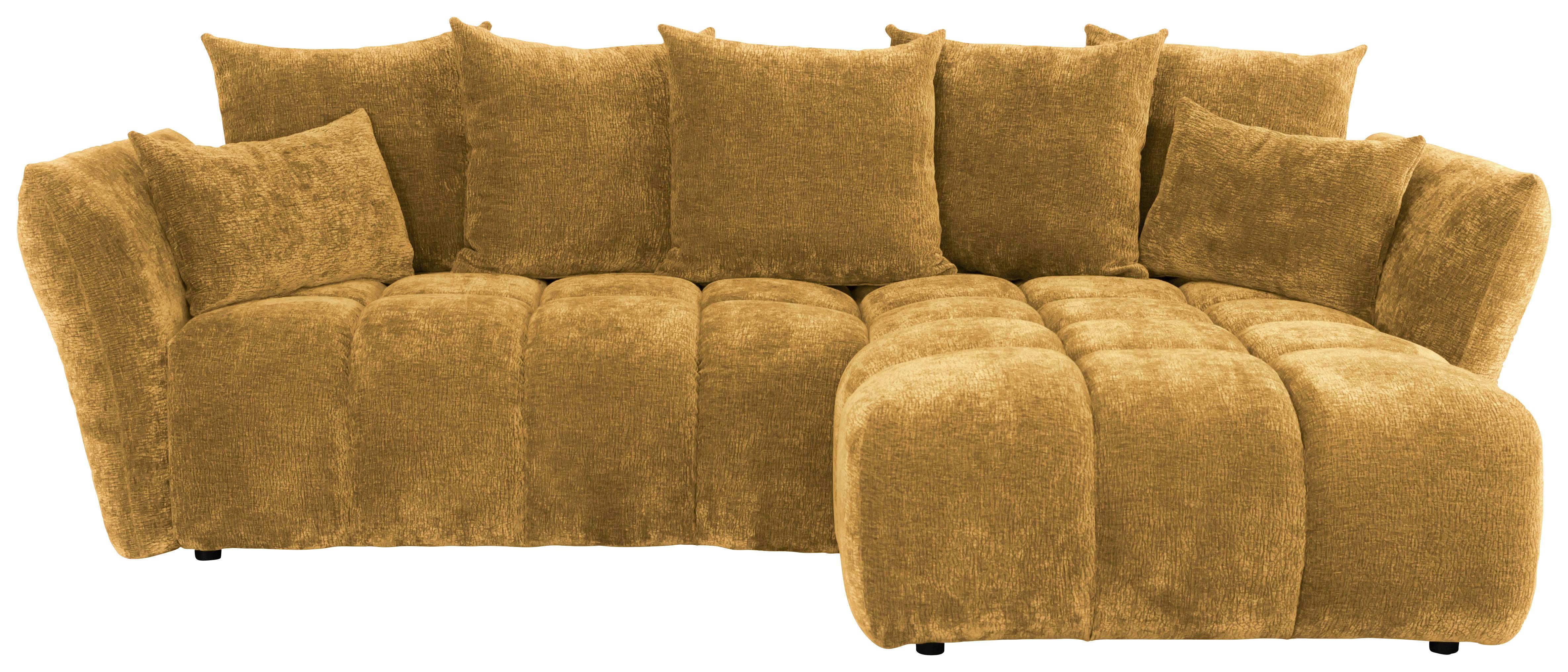 Kutna Garnitura Cammellio - boje senfa/crna, Moderno, tekstil (296/189cm) - Mömax