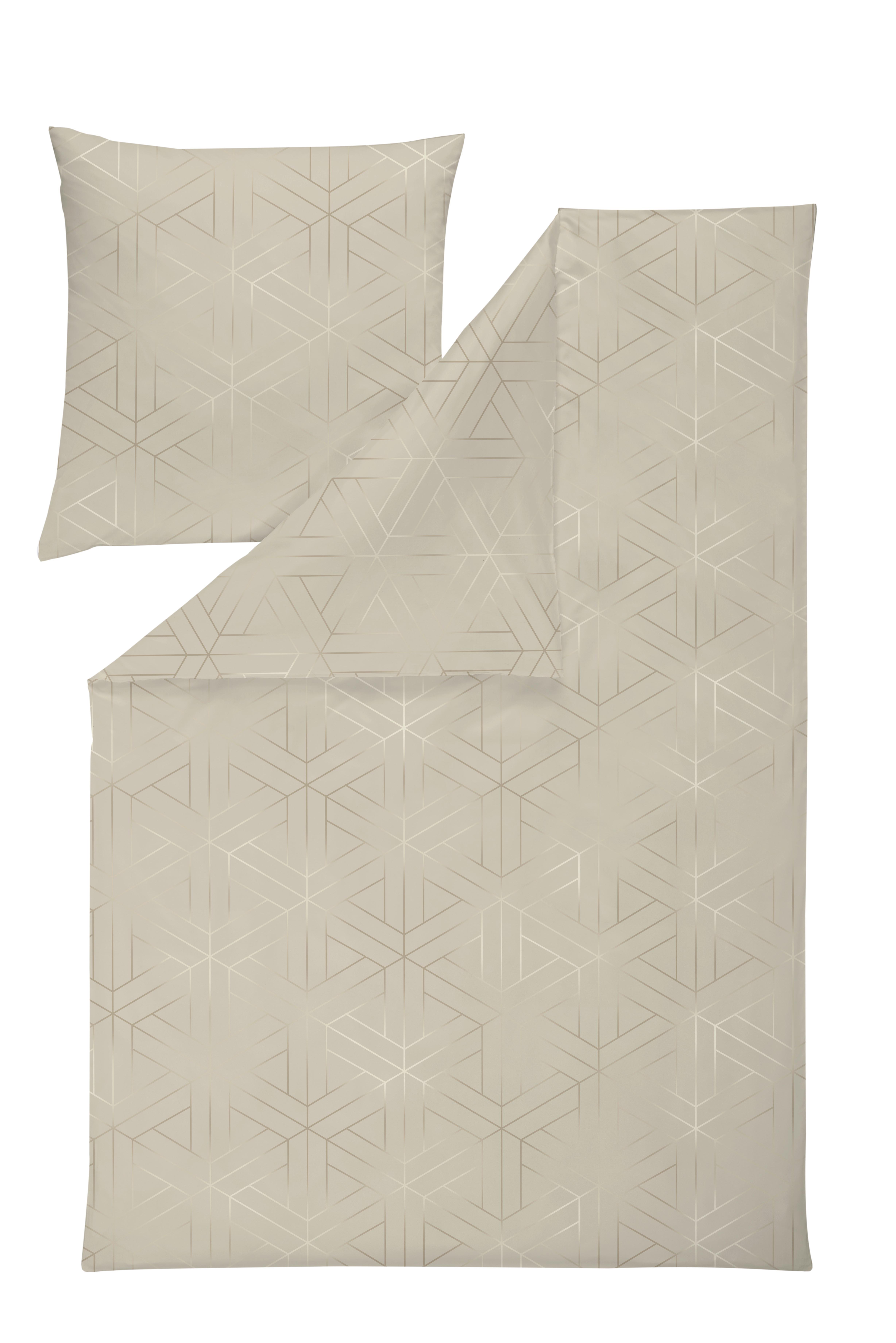 POŚCIEL LUAN - kremowy, Design, tkanina (135/200cm) - Estella