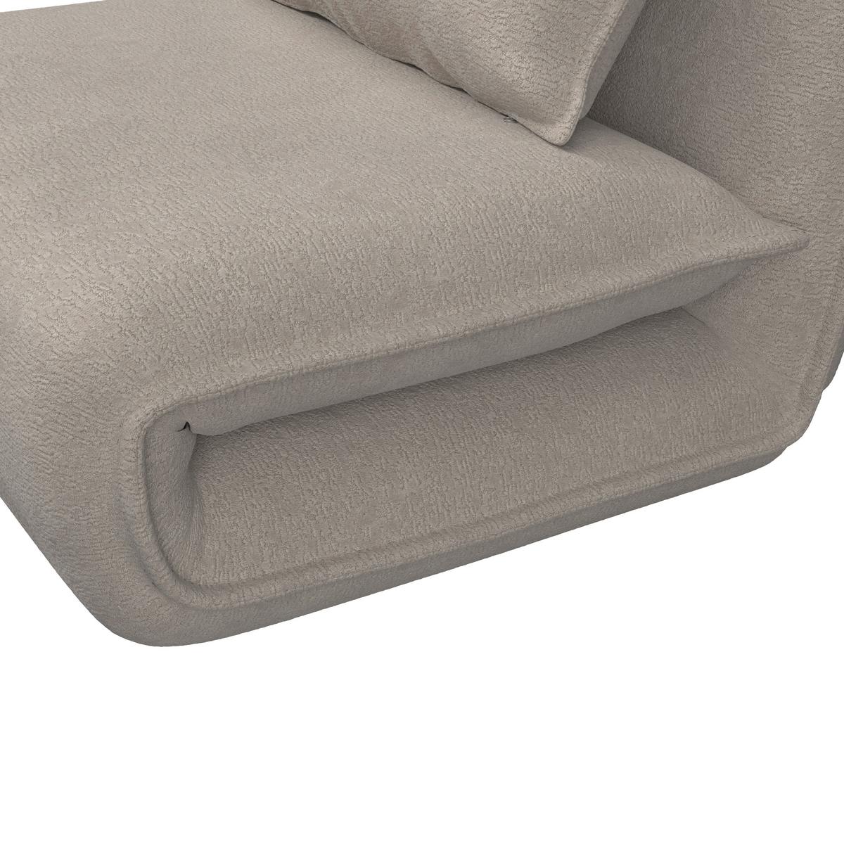 Schlafsessel Macy Bouclé Beige - Beige, MODERN, Textil/Metall (83/35/65cm) - Bessagi Home