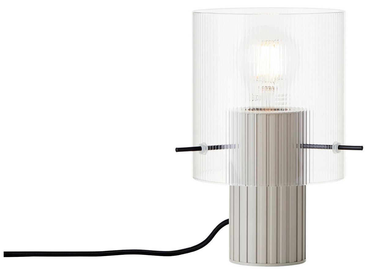 LAMPA STOŁOWA 70135A09 GÖTEBORG - beżowy/przezroczysty, Konventionell, metal/szkło (14/22cm) - Dieter Knoll