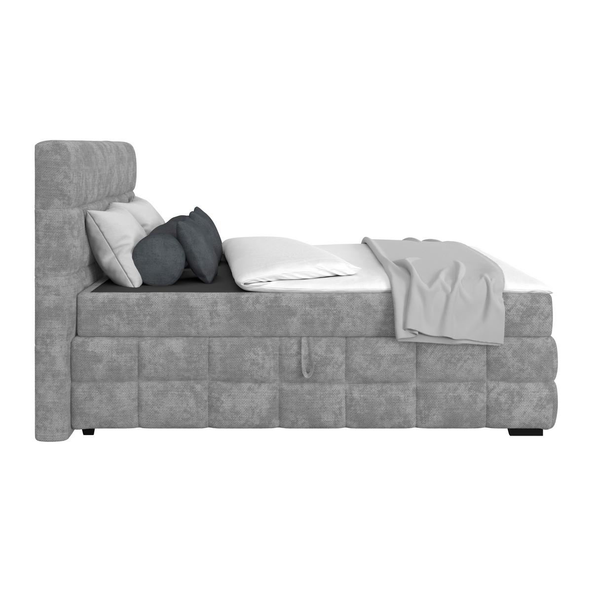 PAT BOX VEGA - verde/gri, Trend, lemn/textil (200/200cm) - Modern Living