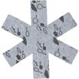 Edényvédő Freddy - fekete/piros, textil (38cm) - MÖMAX modern living