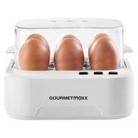 Eierkocher Gourmetmaxx Weiß max. 400 Watt - Weiß, MODERN, Kunststoff (16,8/12,3/18cm)