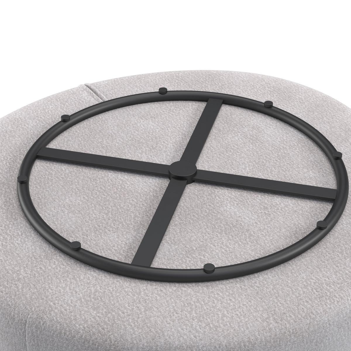 FOTOLIU MARIETA - grej/bej, Modern, lemn/metal (76/84/78cm) - Bessagi Home