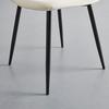 STOL LIO - beige/svart, Modern, metall/trä (43/86/55cm) - Bessagi Home