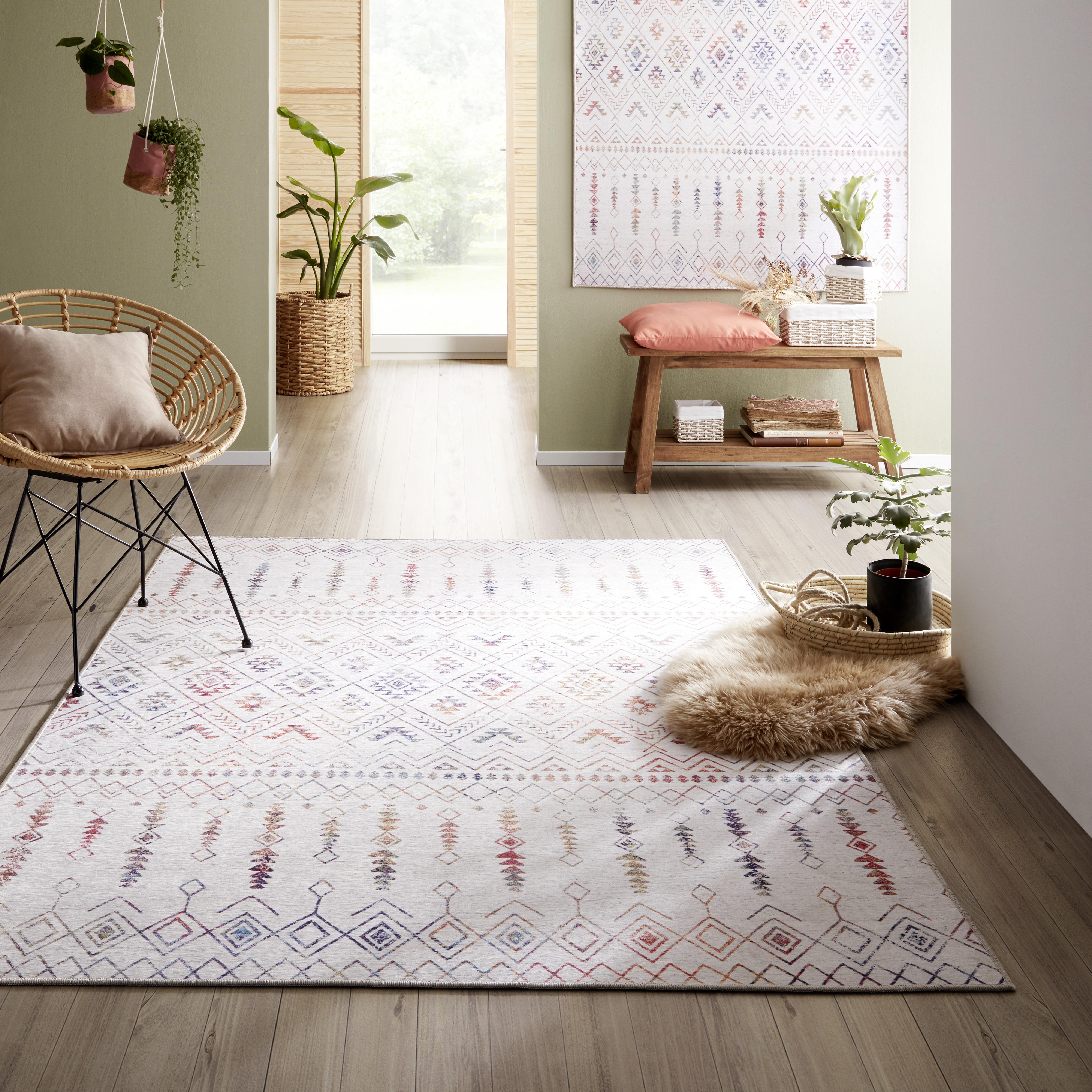 Webteppich Mississippi 3 in Multicolor ca. 160x230cm - Multicolor, Textil (160/230cm) - Modern Living