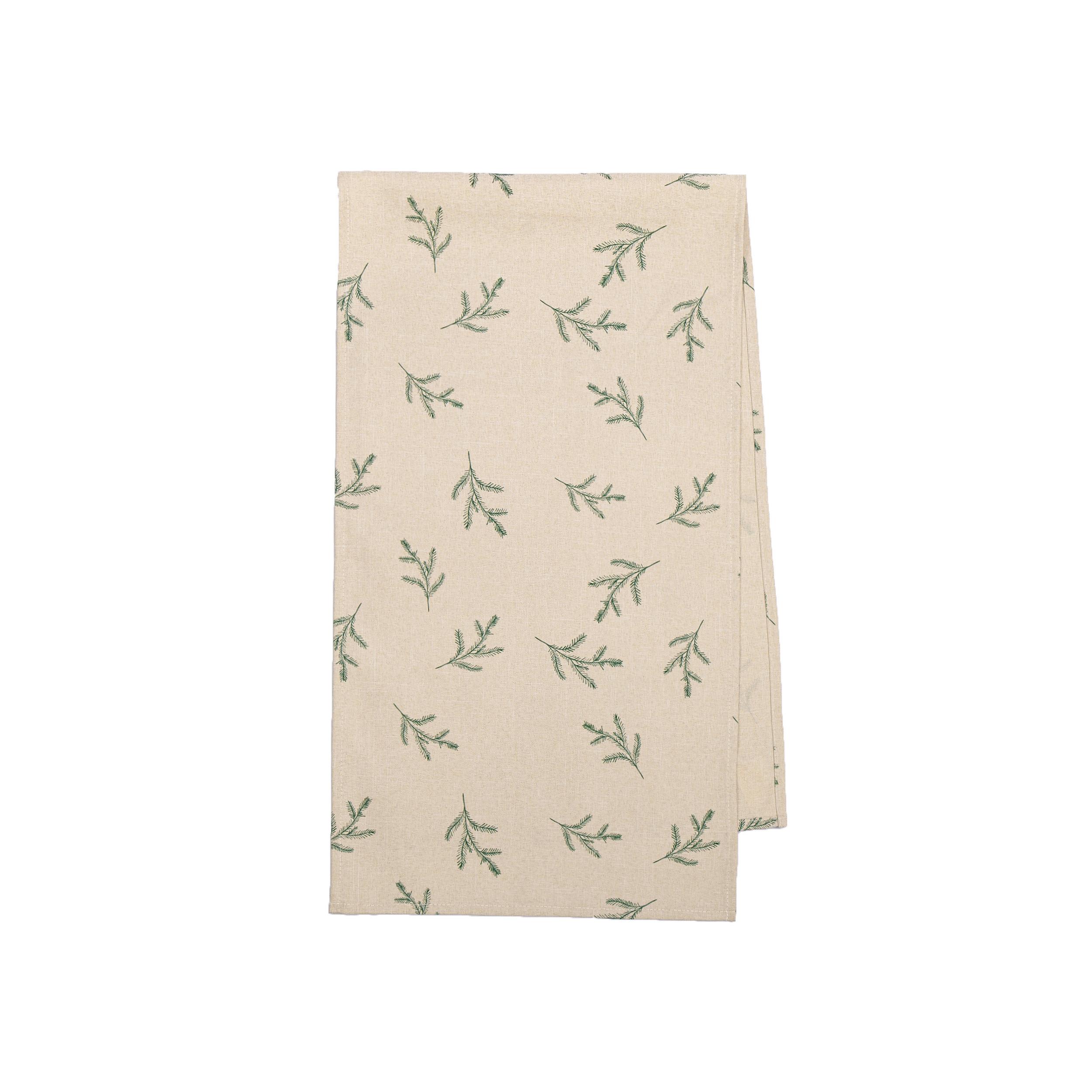 Asztali Futó Johanna 40/140 - bézs/zöld, textil (40/140cm) - Mömax