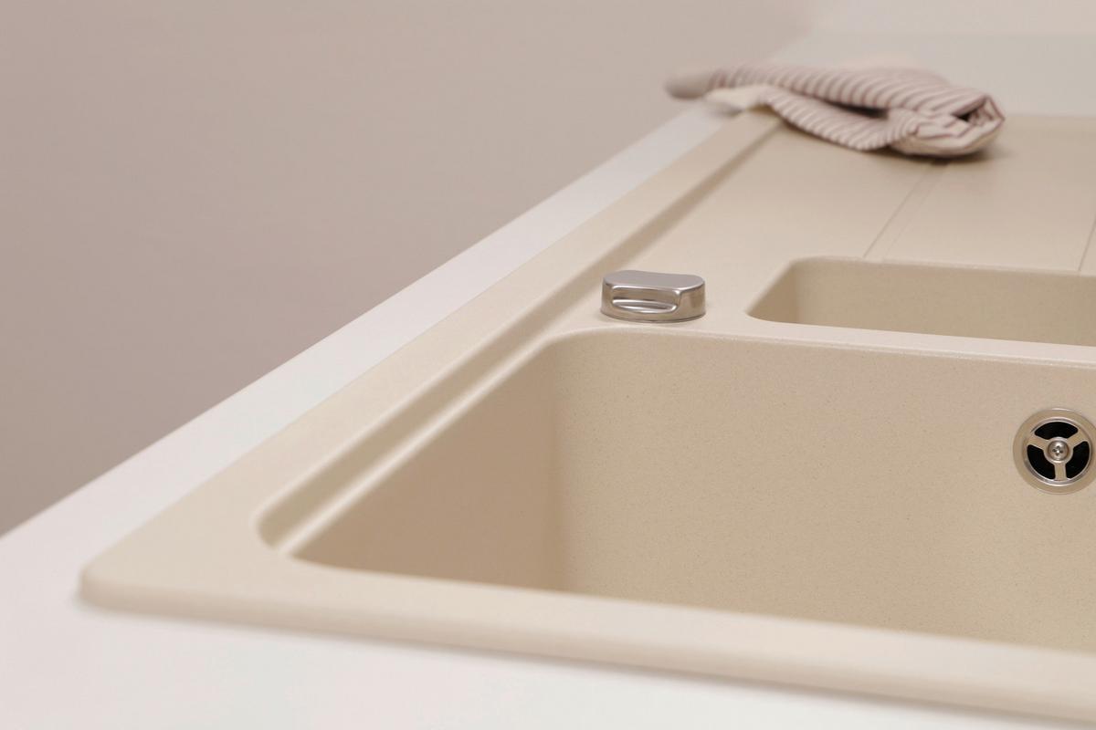 Pomivalno Korito Austin, 100x50cm - krem barve, Design, kamen (100/20/50cm) - Respekta